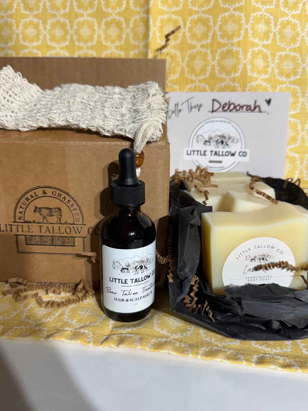 Customer photo review of Bear Tallow Treatment - Hair & Scalp Serum
