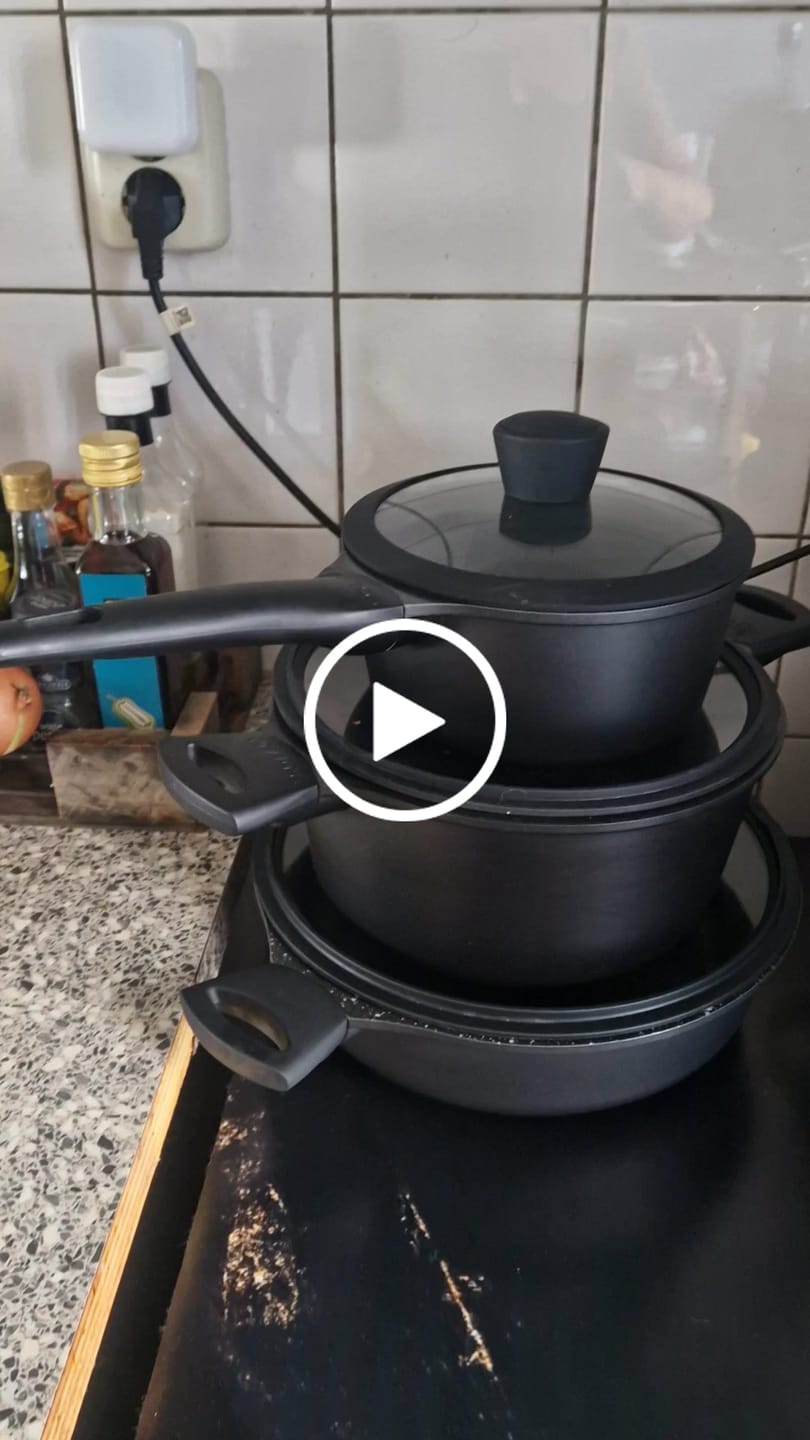 Customer video review of Sola Braadpan met deksel Ceramic Deluxe ø 24 cm - keramische anti-aanbaklaag