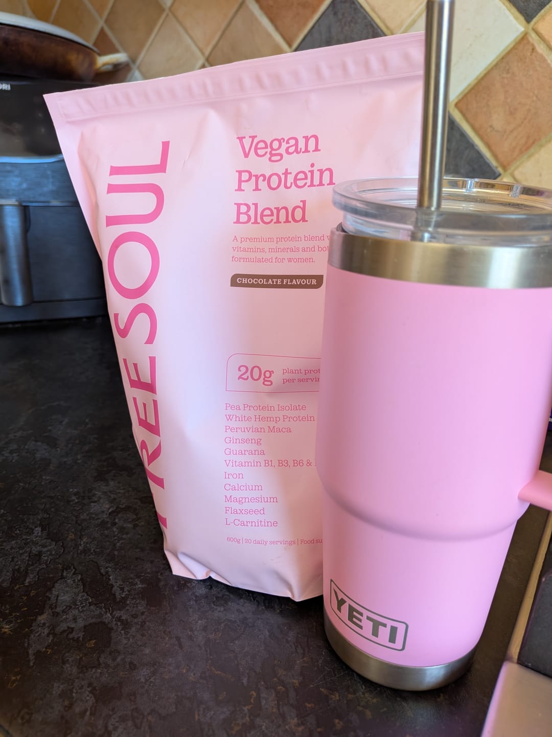 Customer photo review of Vegan Protein Blend