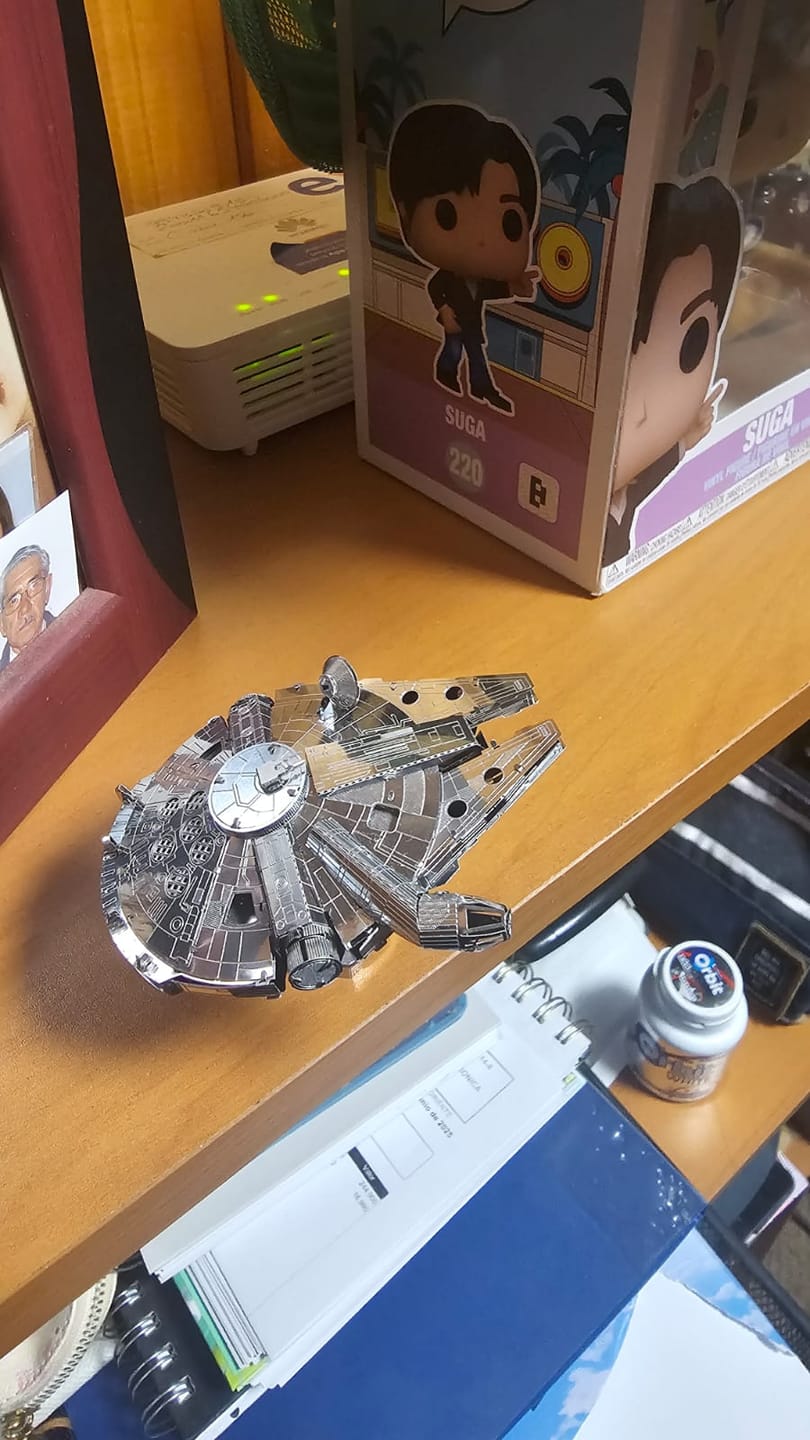 Customer photo review of Halcón Milenario - Star Wars (Puzzle 3D)