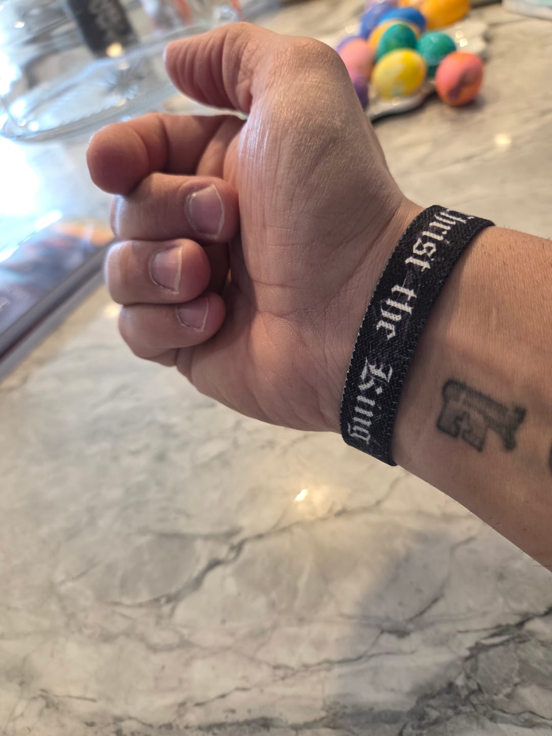 Customer photo review of Daily Bible Verse Wristband