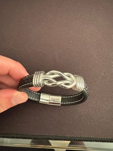 Customer photo review of „Für meinen Sohn“ graviertes Armband