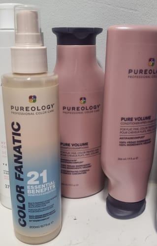 Customer photo review of Pureology Pure Volume Gift Set (trio)