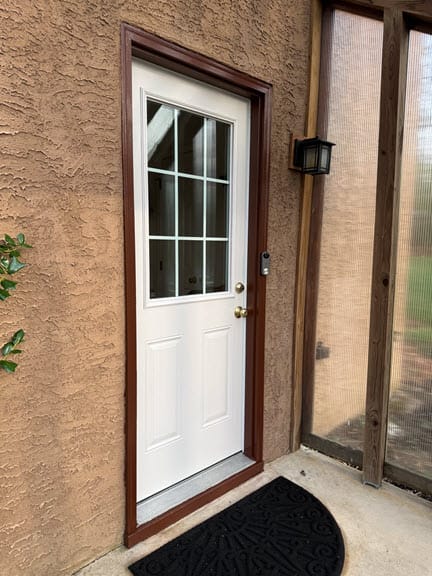 Customer photo review of Steel Entry Door Slab (6 Panel)