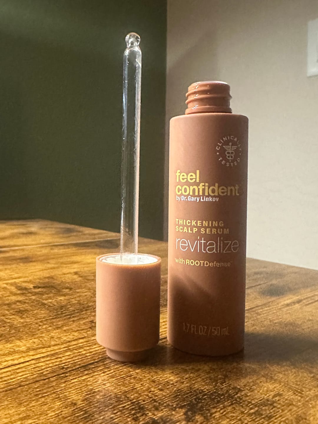 Customer photo review of Thickening Scalp Serum