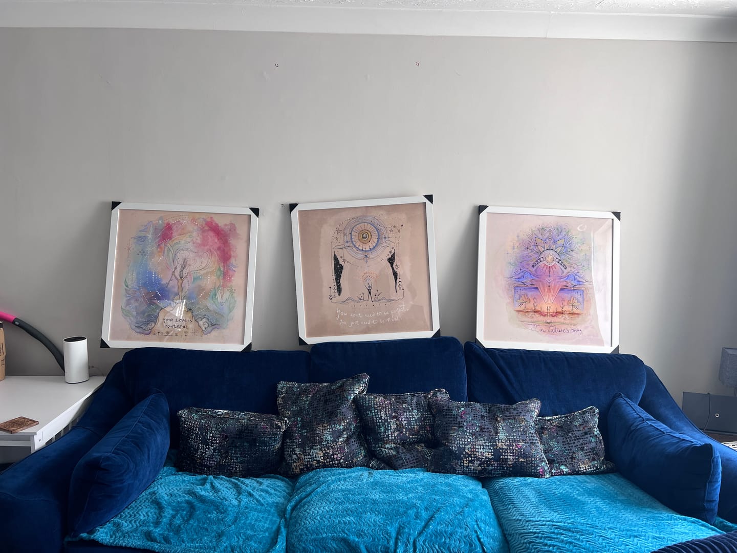 Customer photo review of Square Giclée Art Print