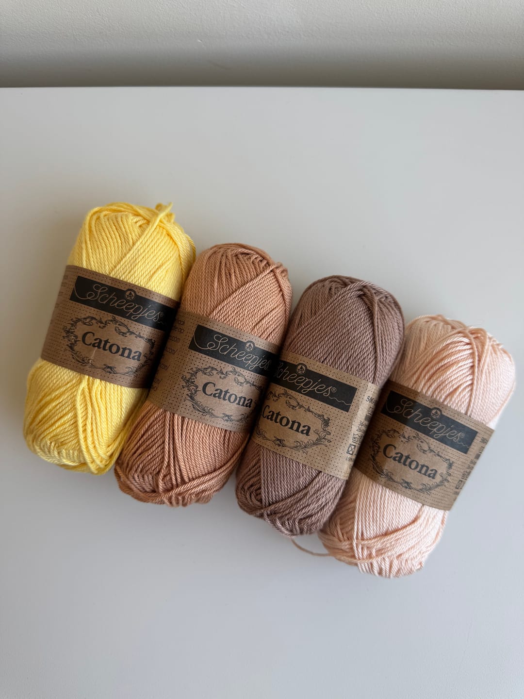 Customer photo review of Scheepjes Catona 50g – 100% Mercerised Cotton 4 Ply Yarn
