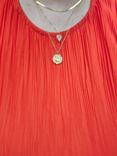 Customer photo review of Goddess Persephone Necklace