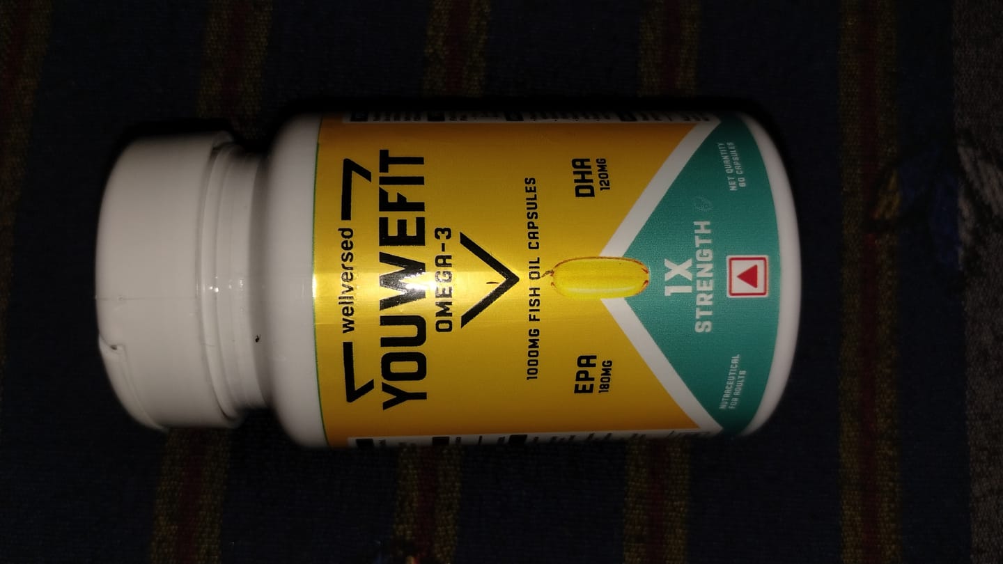 Customer photo review of YouWeFit Omega-3 Fish Oil (60 Capsules), 1000mg