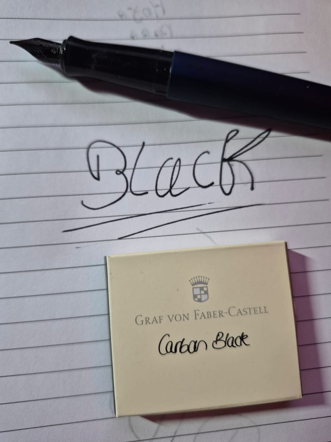 Customer photo review of Graf Von Faber Castell - Pack 6 Recargas de Tinta