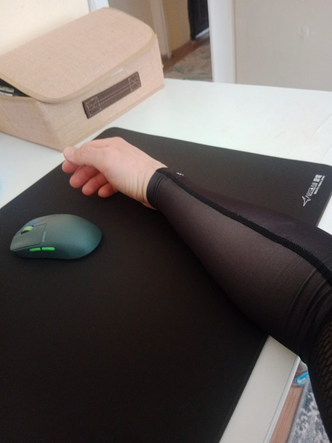 Customer photo review of Wraith Esports Arm Sleeve
