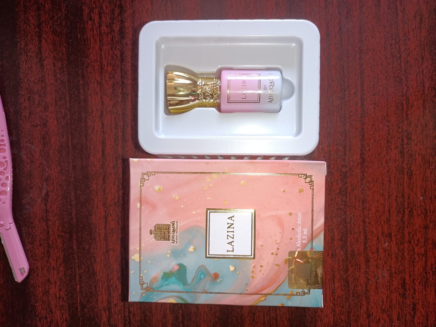 Customer photo review of Lazina Luxury Attar Perfume 5.5 ML