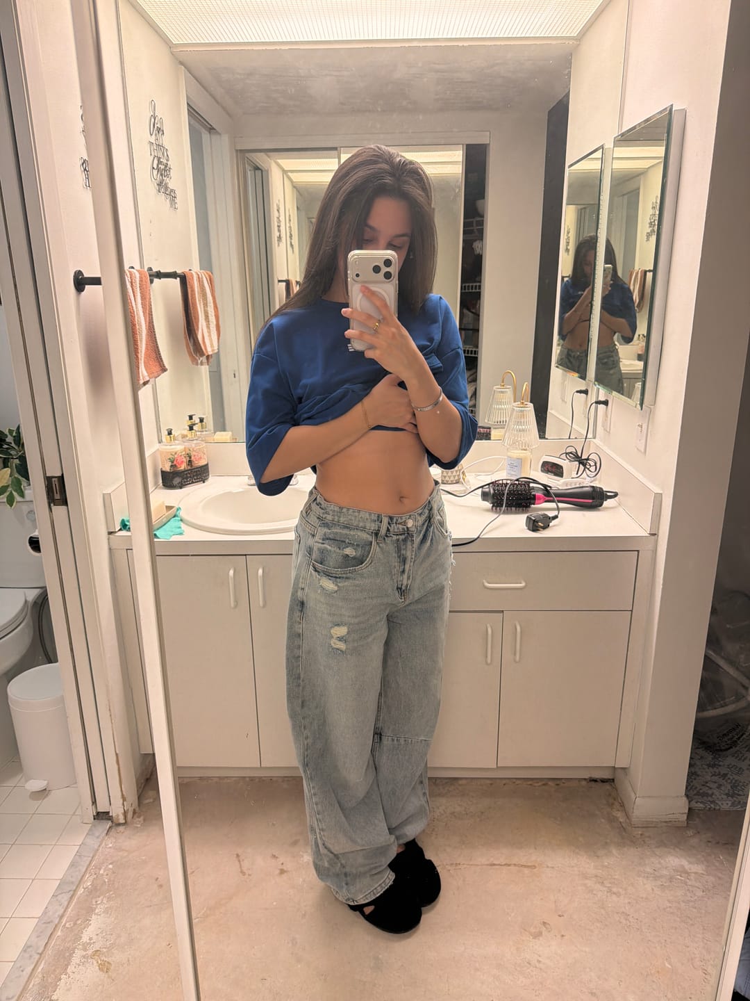 Customer photo review of W2182 - Studio Edit Barrel Jeans
