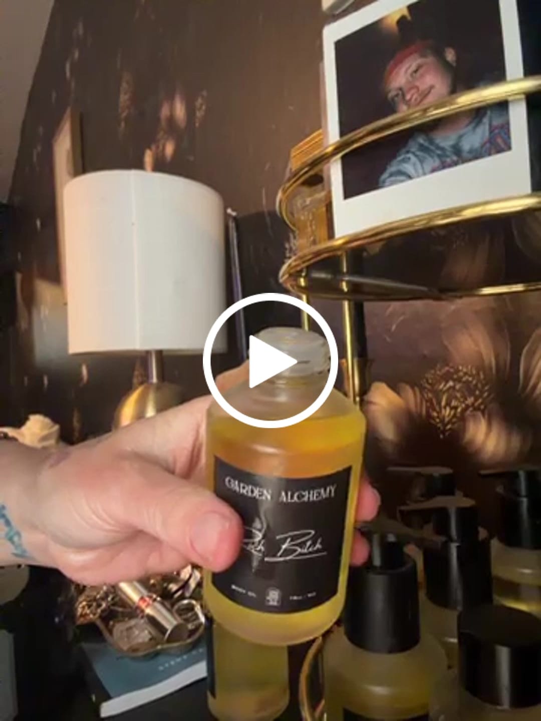Customer video review of RICH BITCH BODY OIL