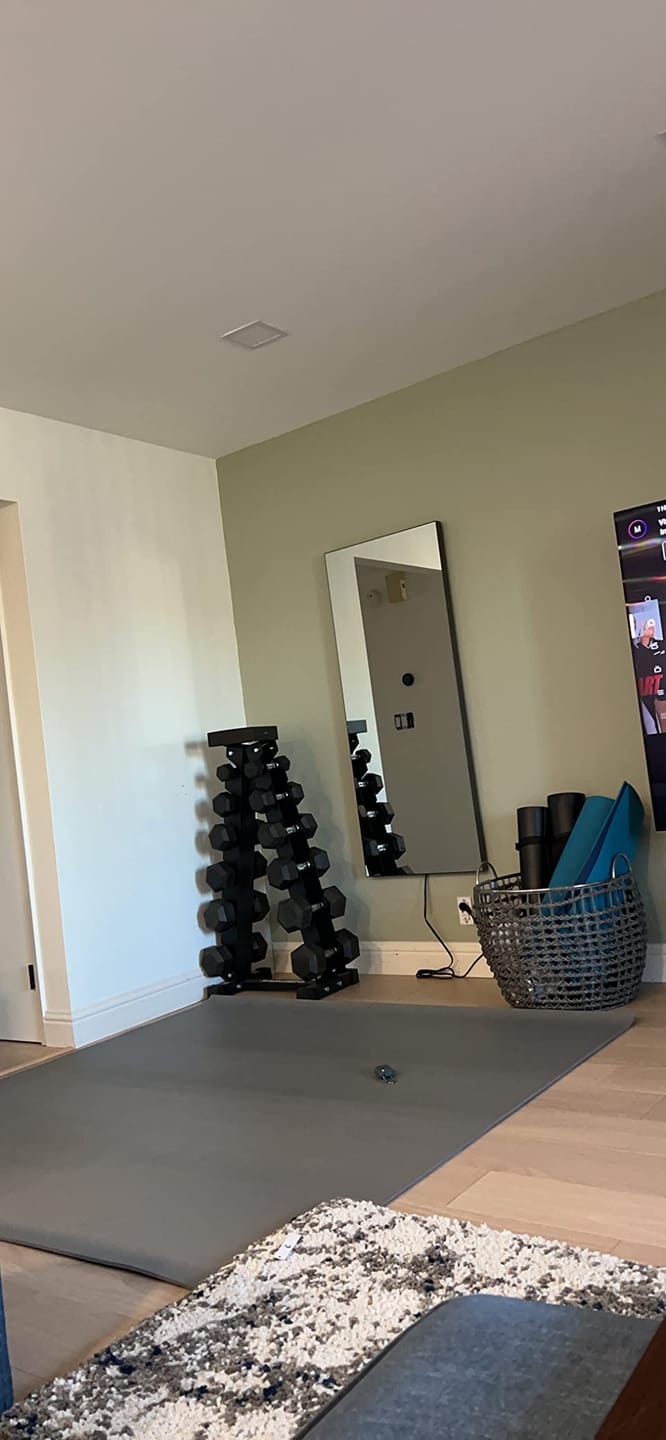 Customer photo review of GXMMAT Large Exercise Mat 6'x6'