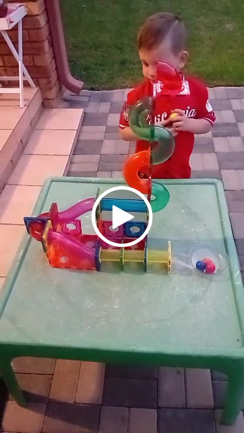 Customer video review of Marble Run Set