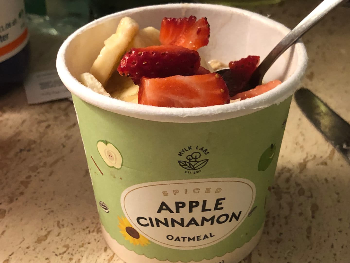 Customer photo review of Apple Cinnamon Oatmeal