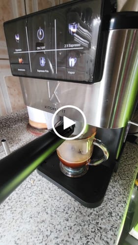 Customer video review of Cafetera Espresso Cool Shot 5 en 1