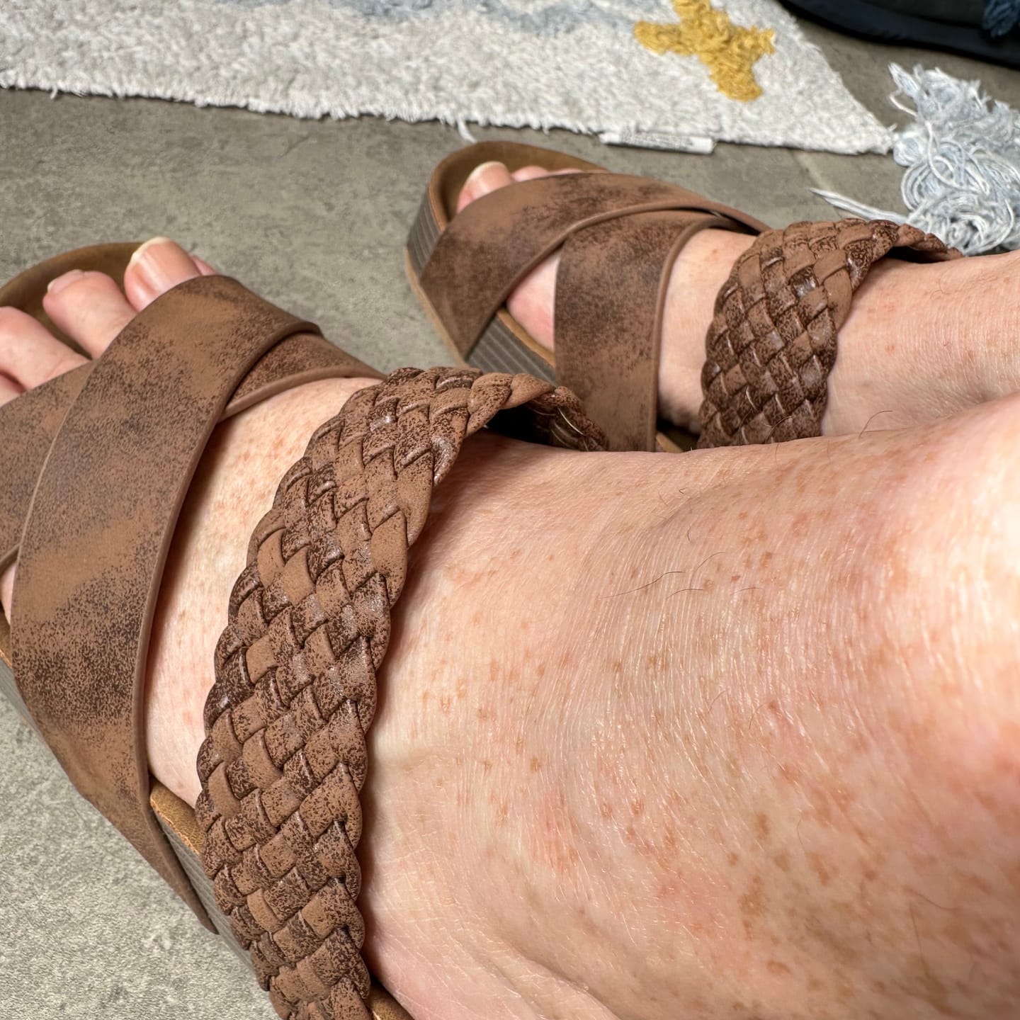 Customer photo review of Sienne Sandal | Dune