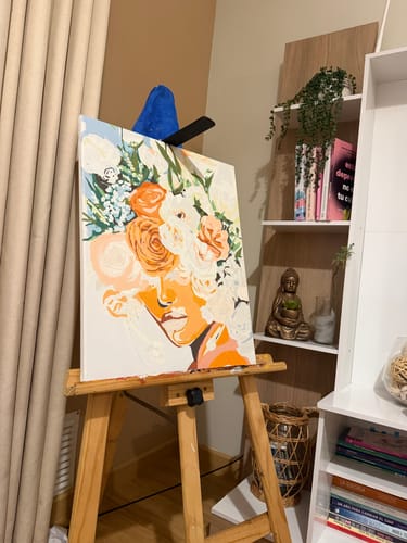 Customer photo review of Velo de rosas (Pintura por Números) 40x50 cm