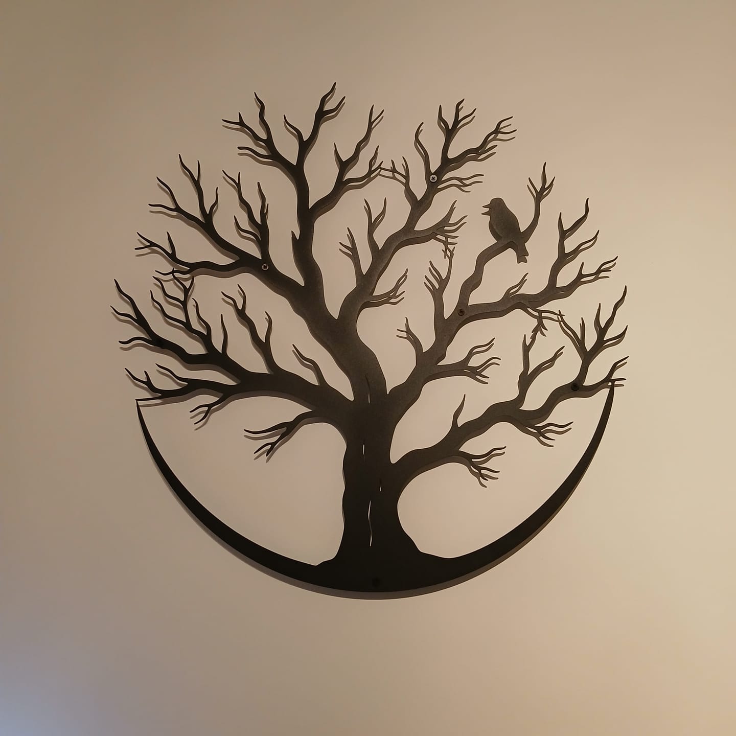 Customer photo review of Décoration Murale en Métal - Arbre Silencieux