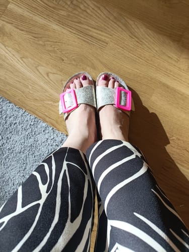 Customer photo review of Pantolette GOOD LOOKING - gold-pink