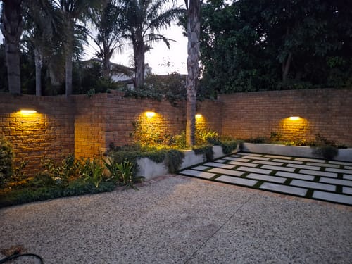 Customer photo review of Solar Wall Light with Motion Sensor