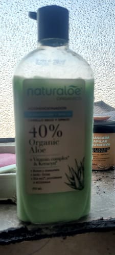 Customer photo review of Acondicionador Hidratación & Brillo 350 ml