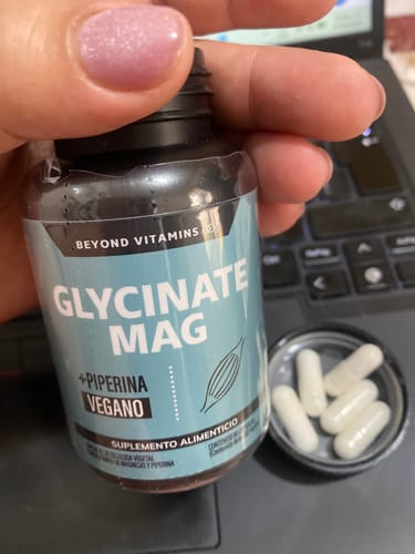 Customer photo review of Glicinato de magnesio - 60 Cápsulas