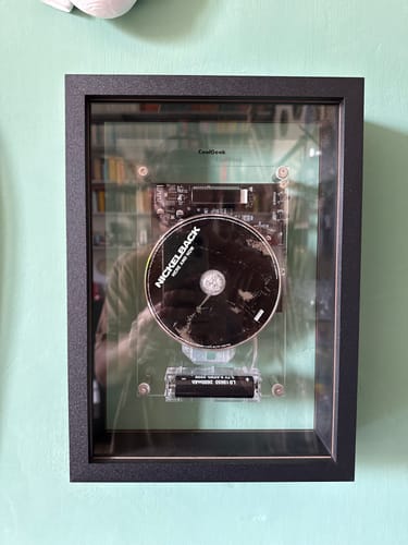 Customer photo review of M1 Music Frame CD Player
