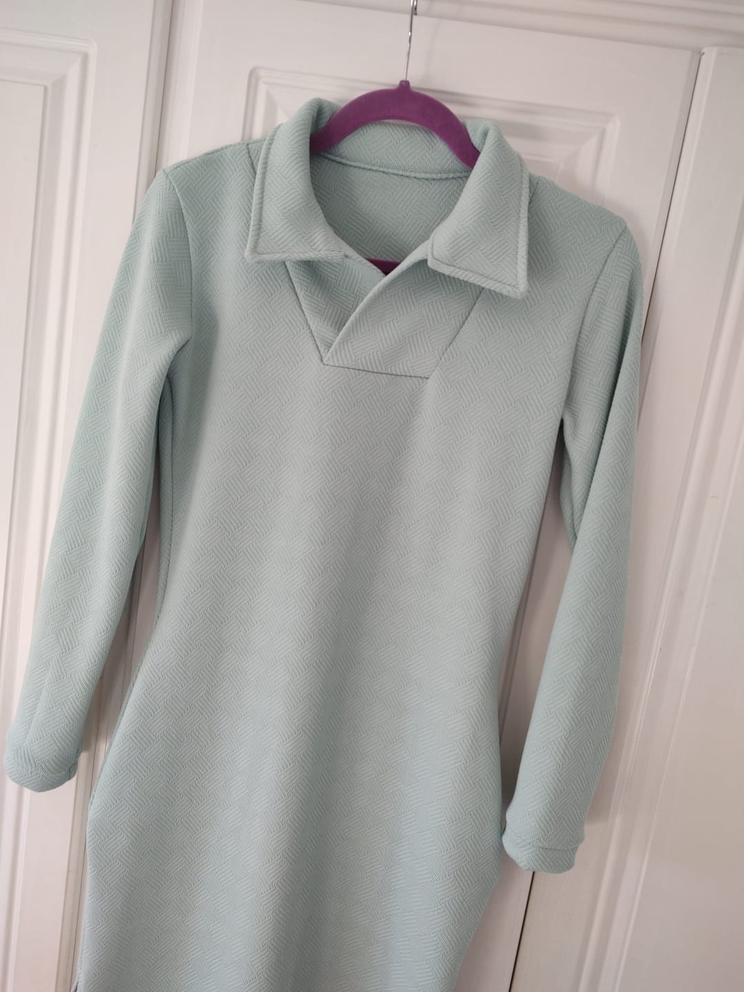 Customer photo review of Soft Weave Jacquard Knit Jersey Fabric