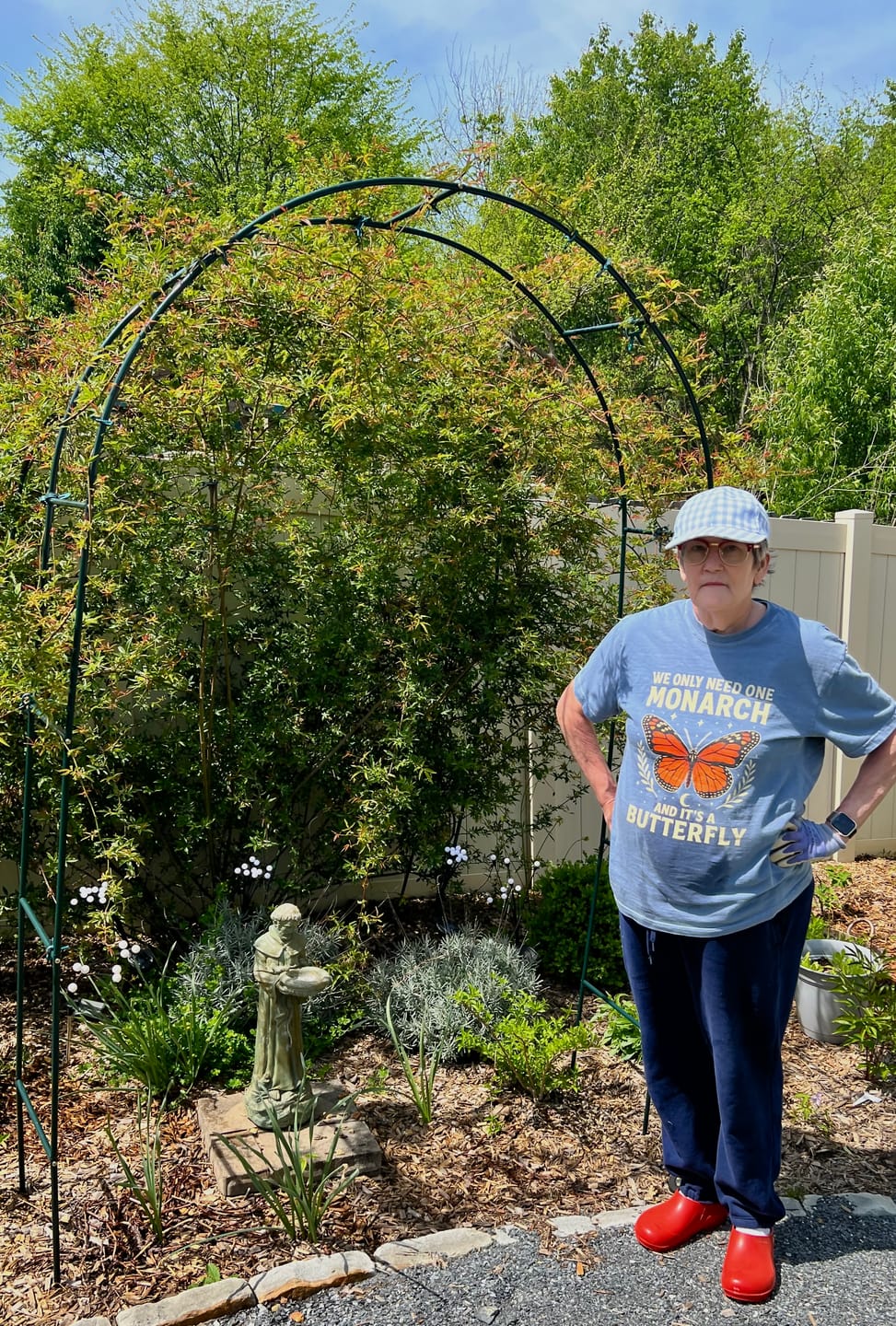 Customer photo review of One Monarch Butterfly T-shirt