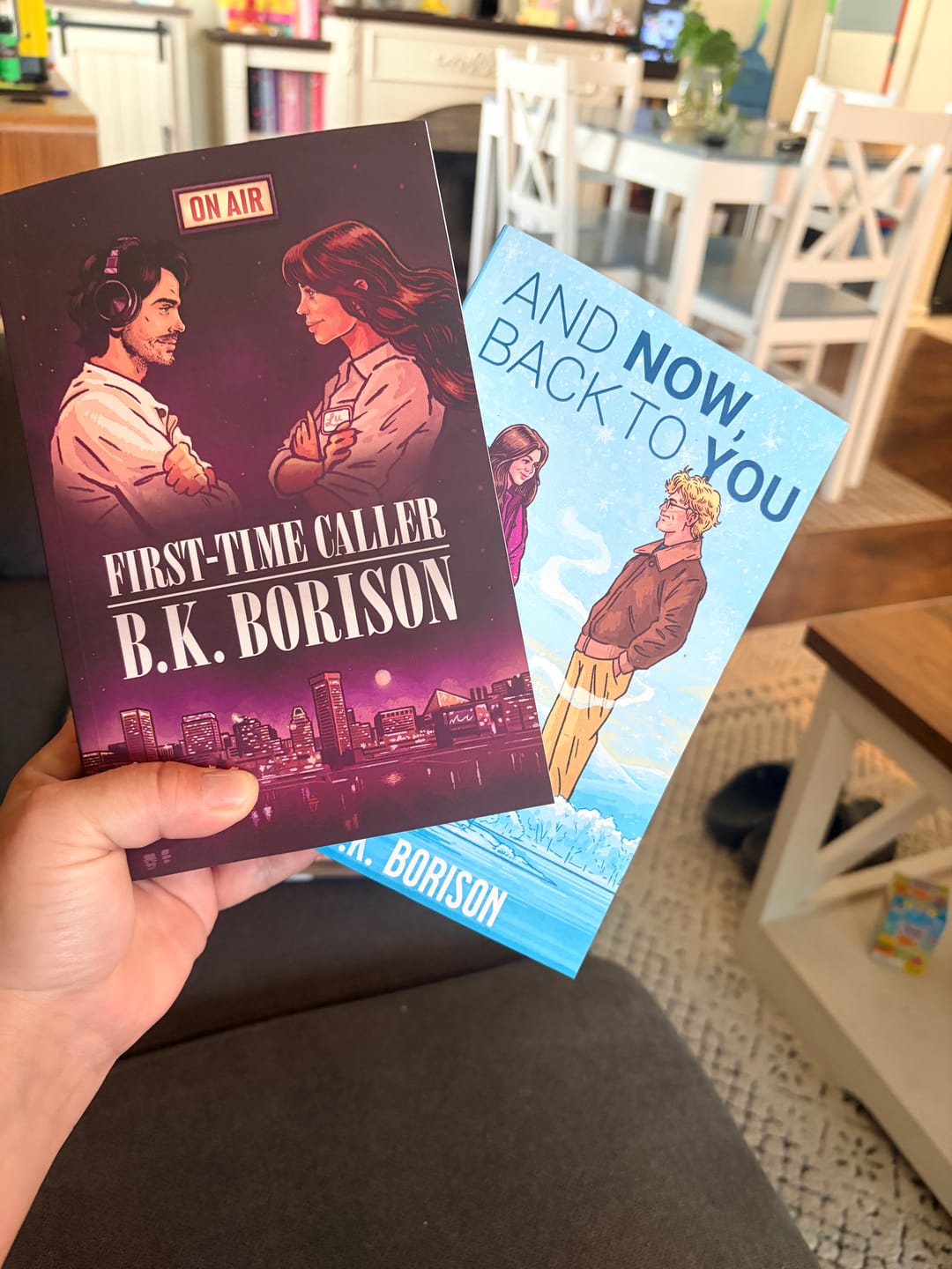 Customer photo review of First-Time Caller by B.K. Borison