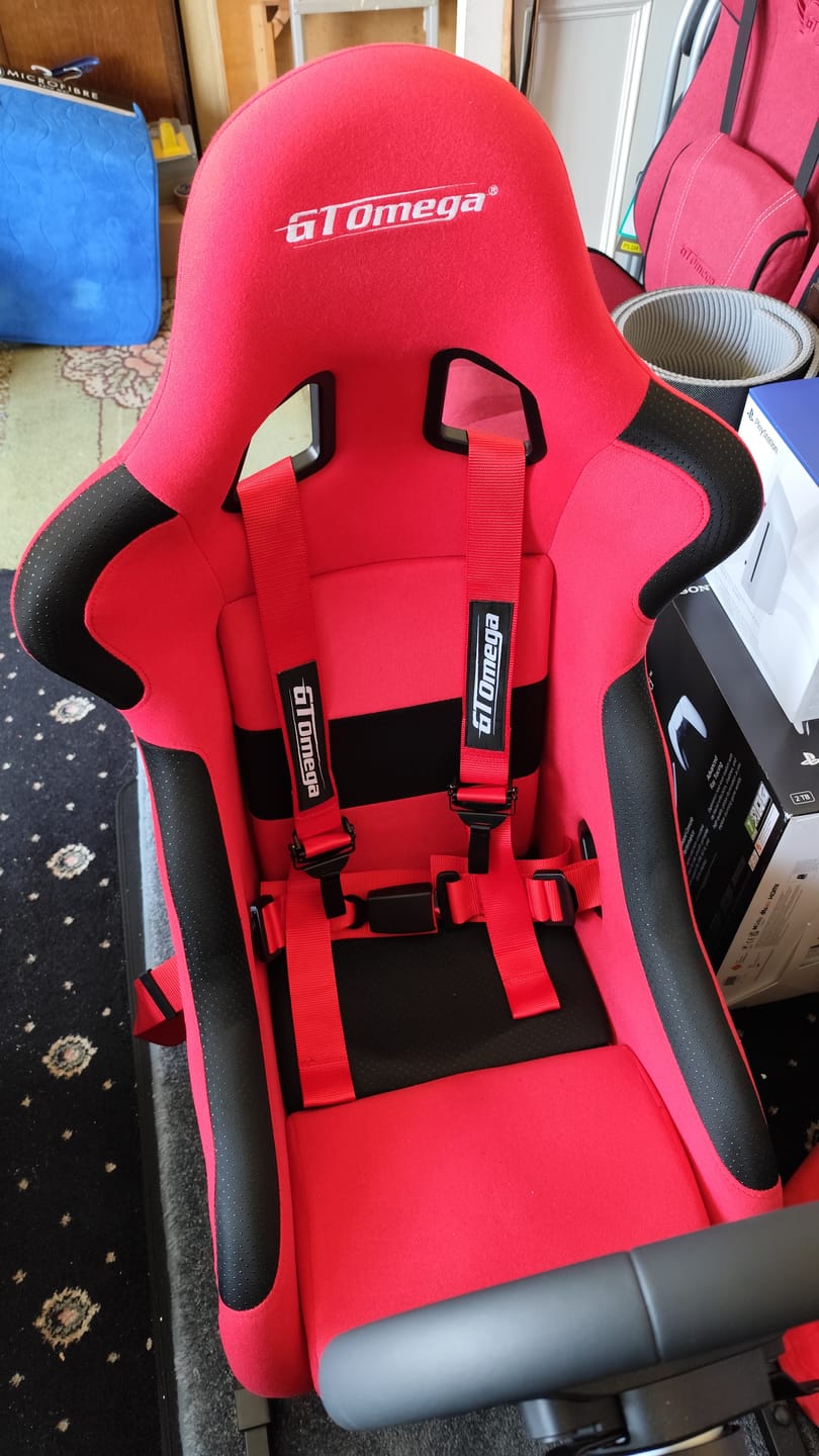 Customer photo review of 4-Point Racing Harness - Red