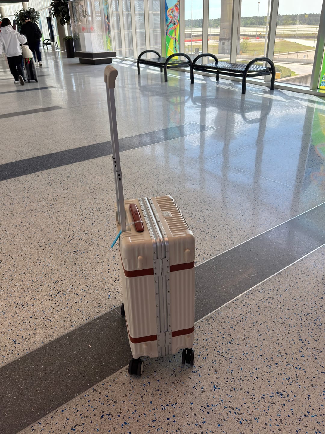 Customer photo review of Belmont Leather Carry-On