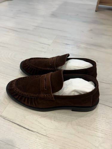 Customer photo review of Sarita Faux Leather Penny Loafers