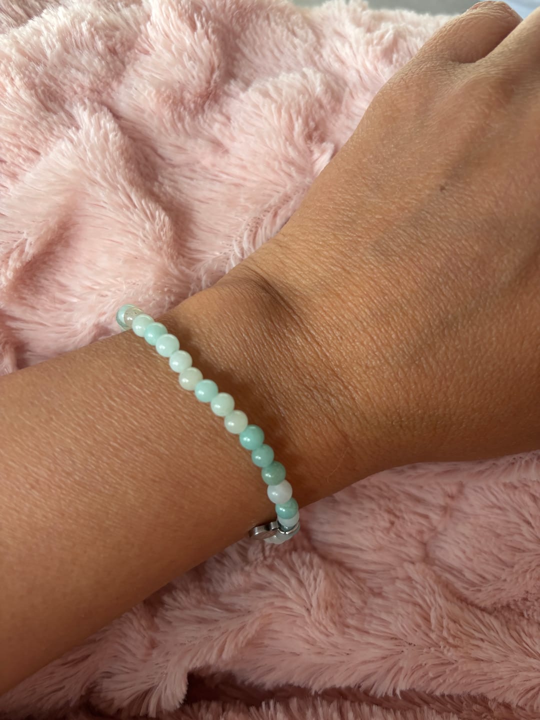 Customer photo review of Multi-Amazonite Bracelet Mini