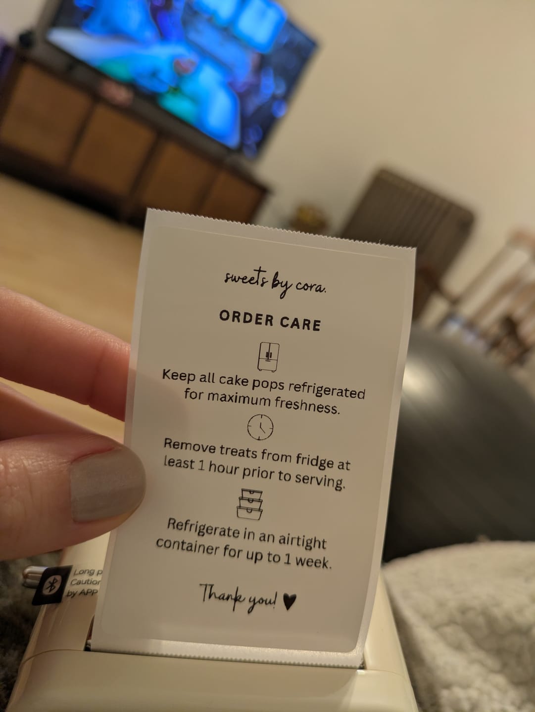 Customer photo review of NIIMBOT B21 Pro 300dpi Label Printer, Photo Printing, Bluetooth Connection for Notes,Photos, Study Graphics, Memo Maker
