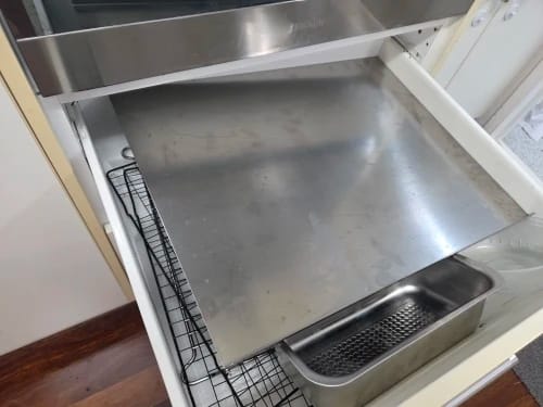 Customer photo review of Hygienix™ Stainless Steel Cutting Board