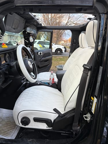 Customer photo review of Premium Custom-Fit Seat Covers