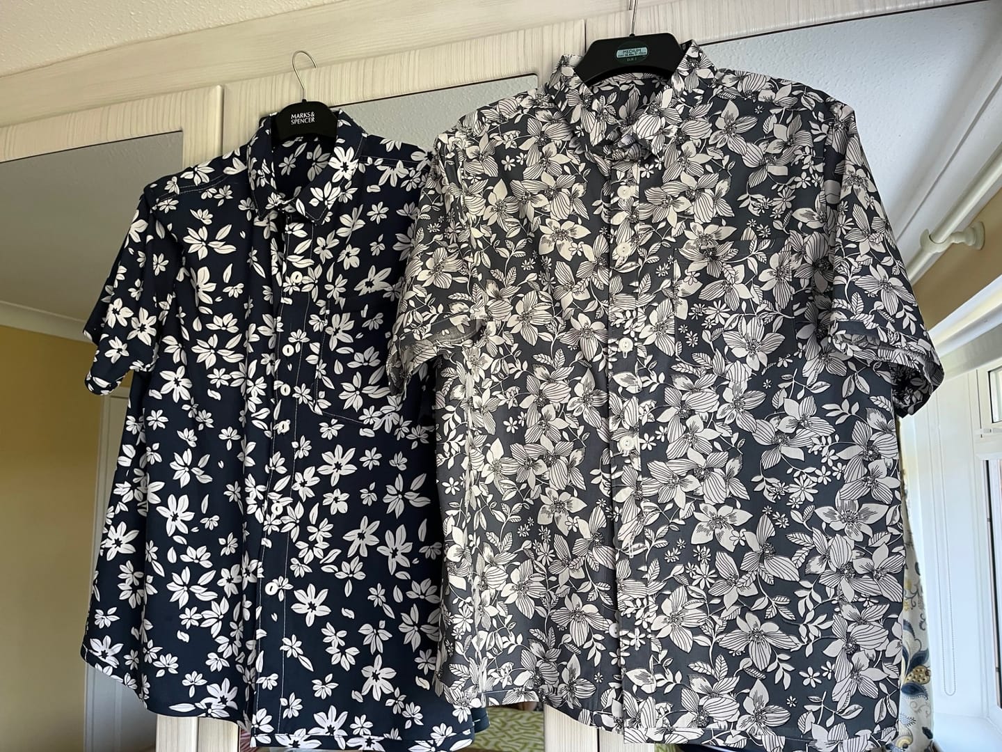 Customer photo review of Large Sketched Flowers Cotton Poplin Fabric