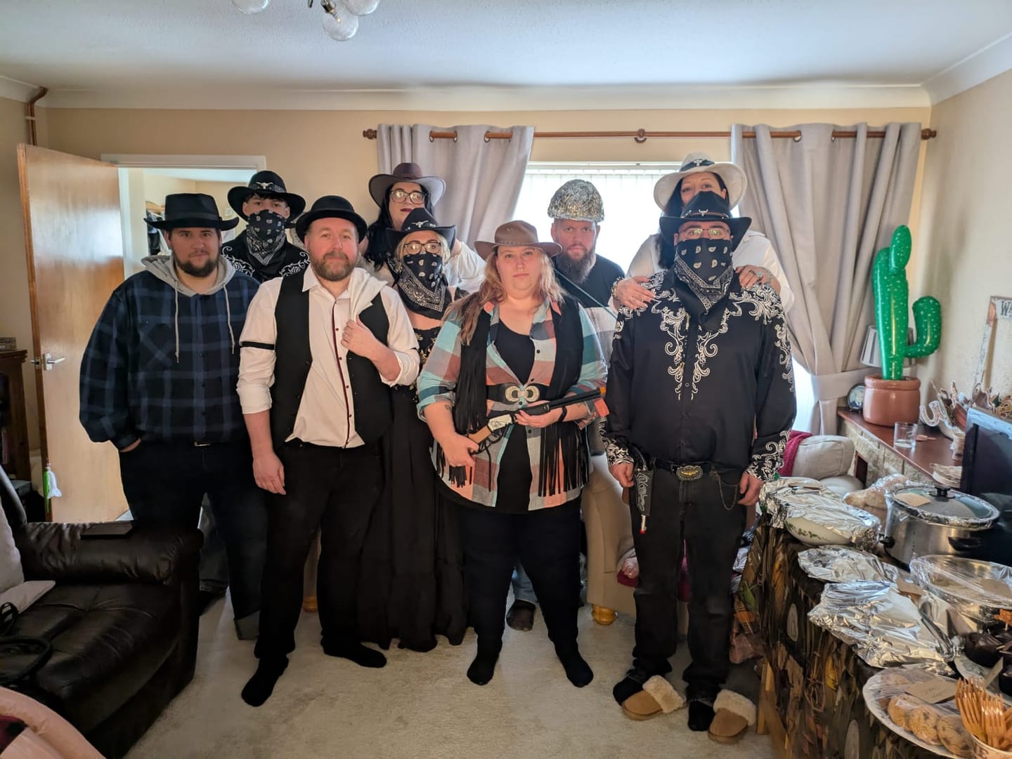 Customer photo review of Wild West Cowboy Murder Mystery Host Your Own Game Kit