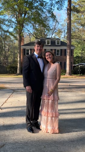 Customer photo review of The Weston - Feather Bow Tie