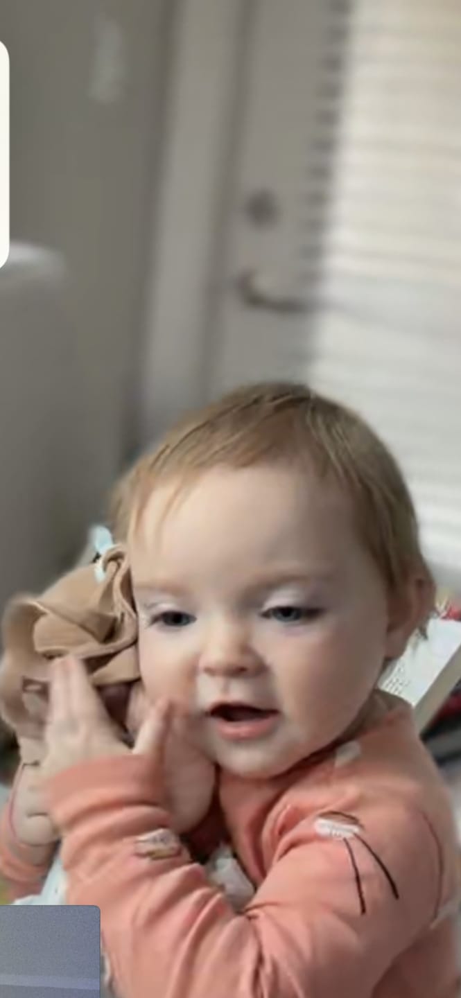 Customer photo review of Personalized Melia Girl - Blue