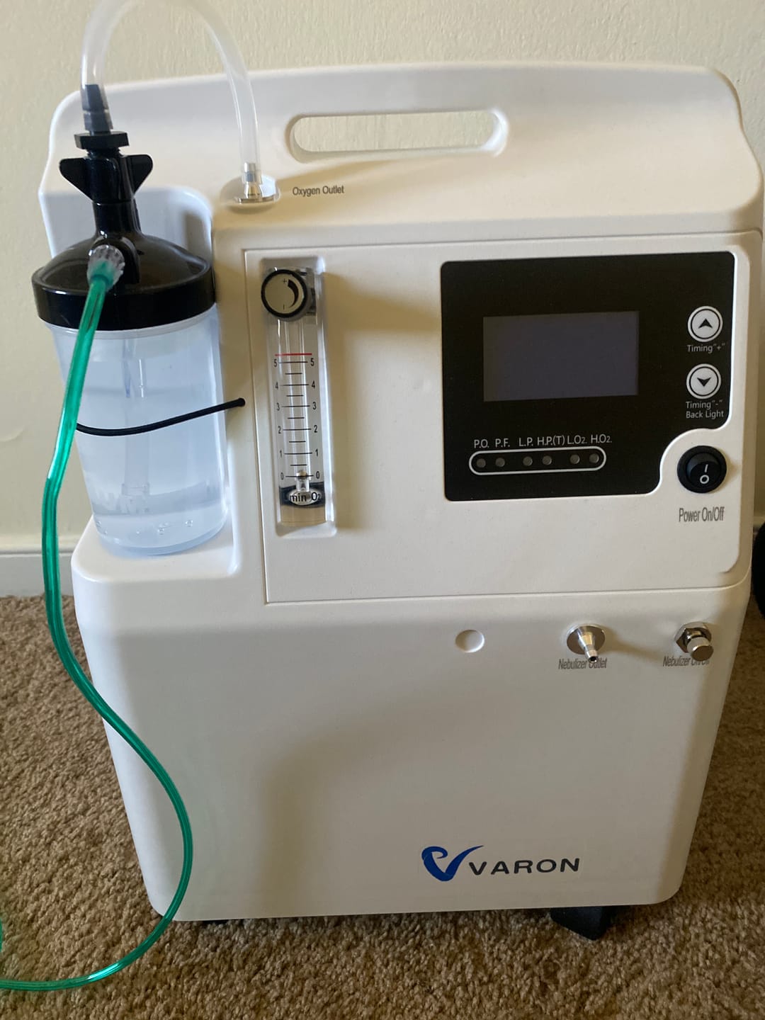 Customer photo review of VARON 5L Premium Home Oxygen Concentrator Serene 5