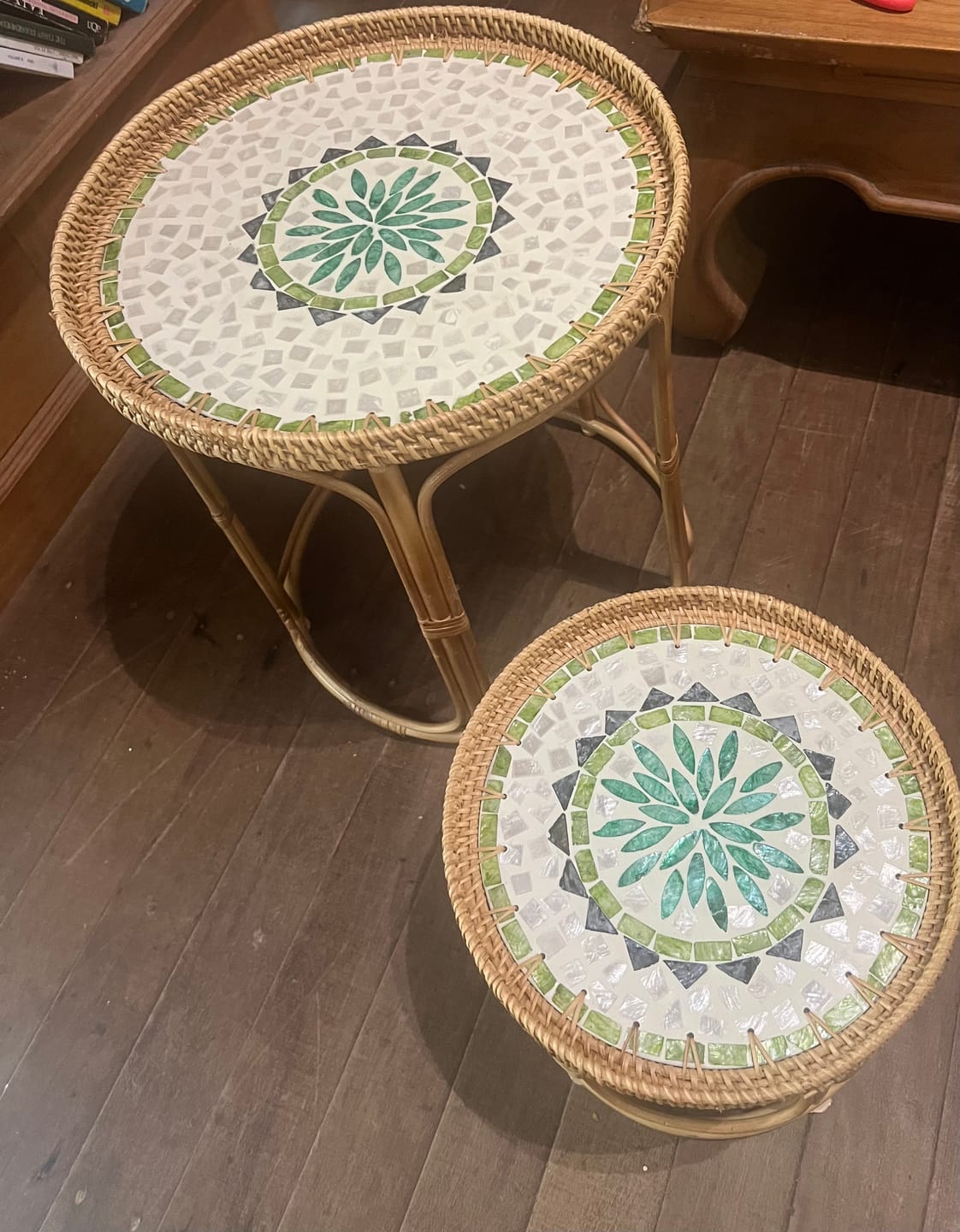 Customer photo review of Oasis Rattan Table Set