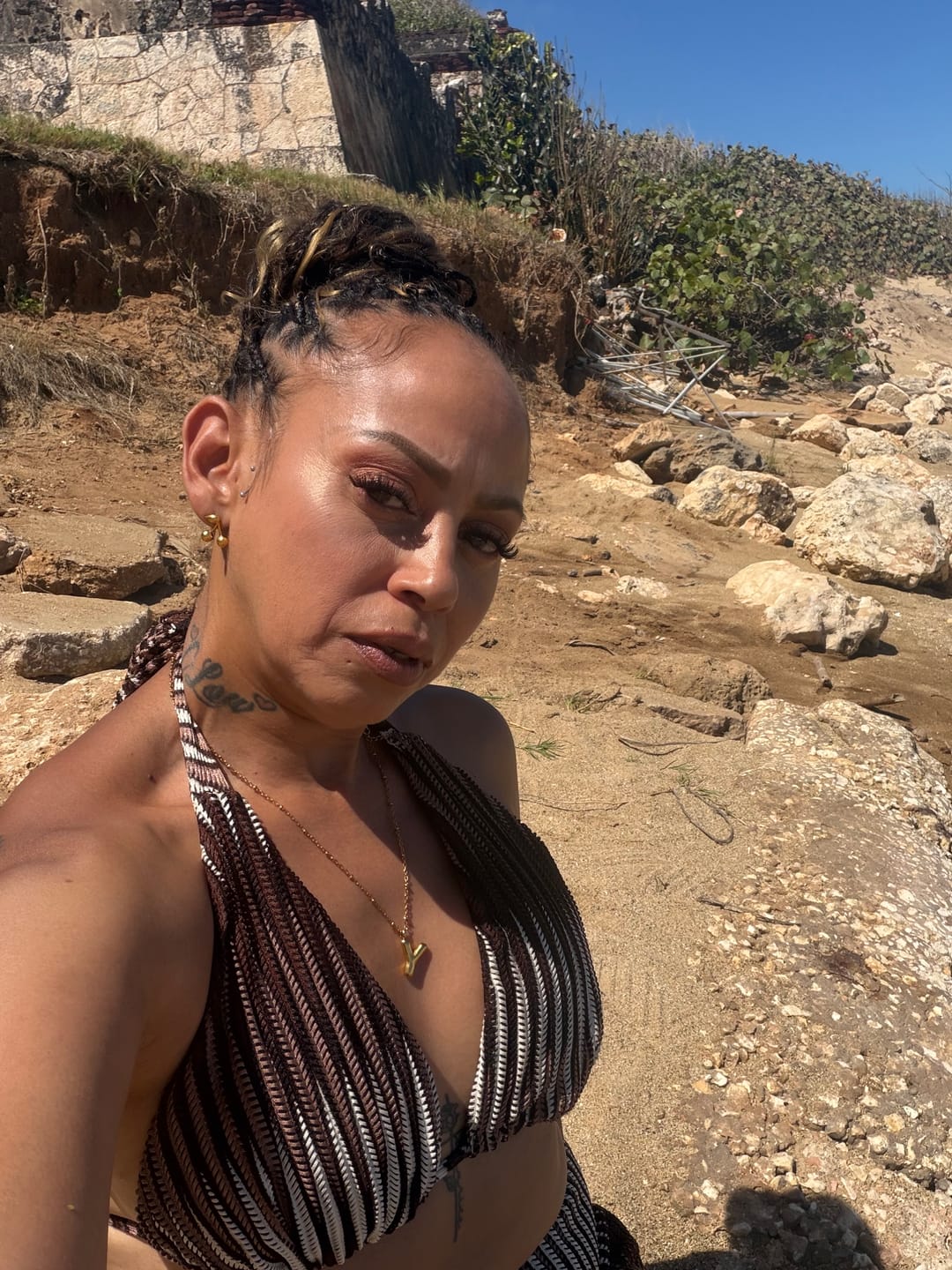 Customer photo review of Rue Earrings (Bundle)