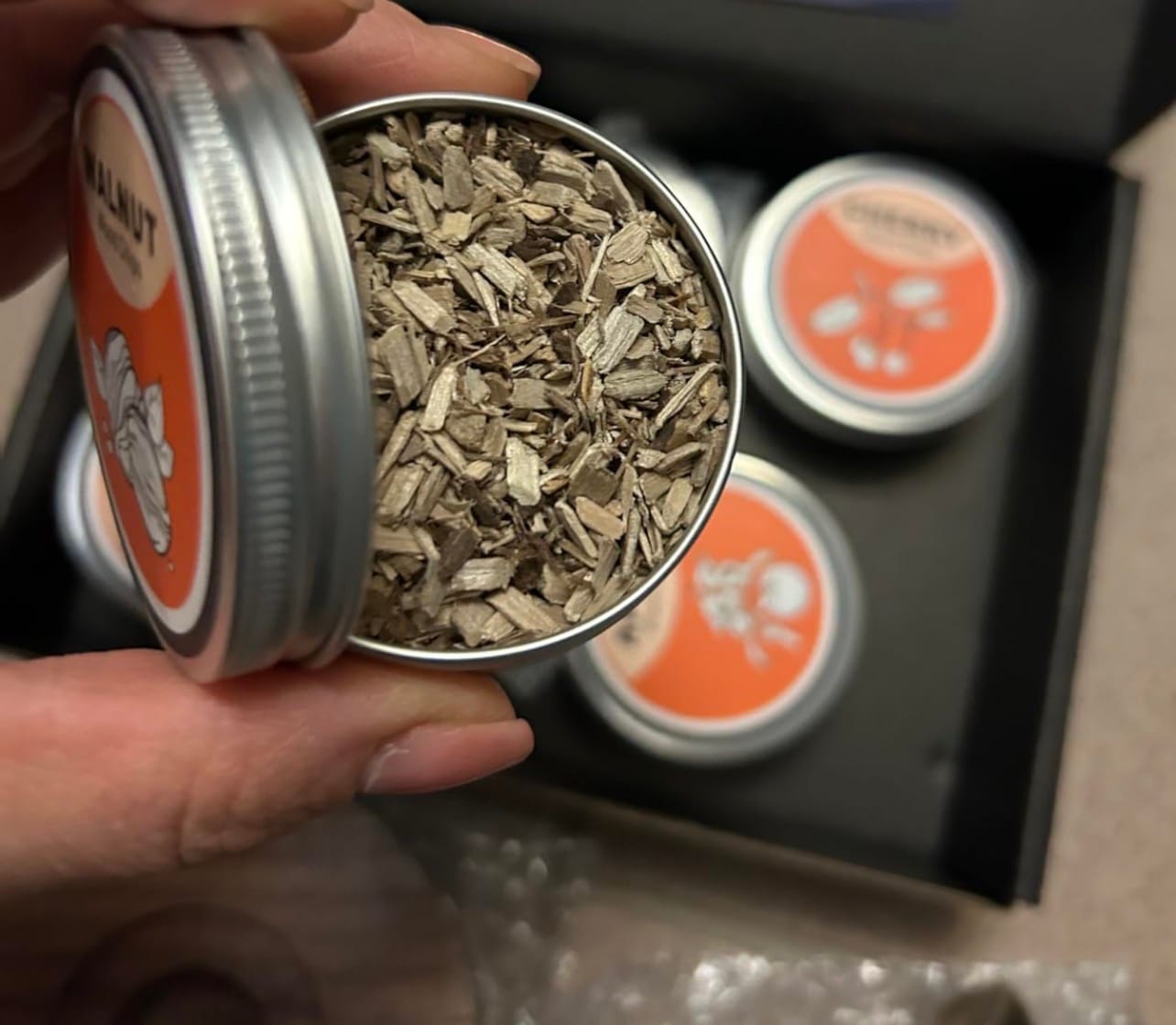 Customer photo review of Noir Barrel Smoke