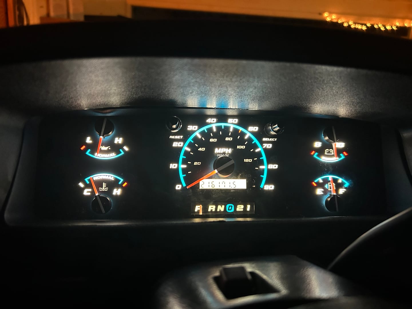 Customer photo review of Gas No/Tach - Midnight DashSkinz