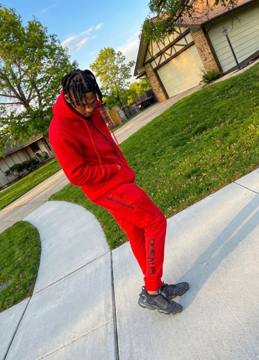 Customer photo review of "I'm The Message" Fitted Tracksuit